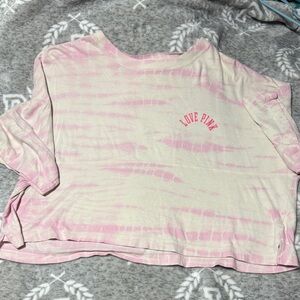 PINK Victoria's Secret Pastel Tie-Dye Top